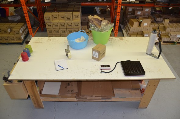 Carrie and Phil in the Warehouse